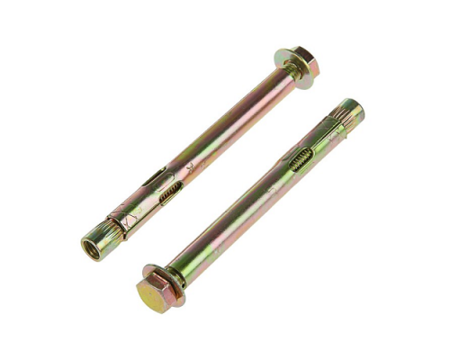 Анкерный болт с болтом из оцинкованной стали с желтопассивированным покрытием, M10 12x130 мм  купить в Москве