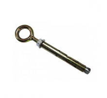 Анкерный болт с кольцом двухраспорный из оцинкованной стали с желтопассивированным покрытием, M8 12x210 мм