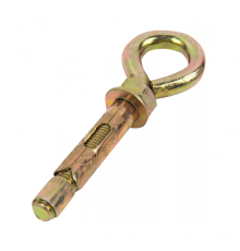 Анкерный болт с кольцом из оцинкованной стали с желтопассивированным покрытием, M10 12x130 мм