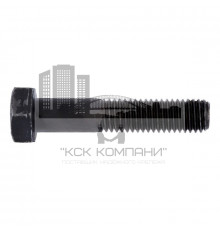 Болт DIN 931 с шестигранной головкой и неполной резьбой сталь без покрытия класс прочности 8.8, M36x130 мм