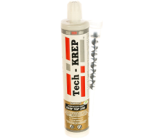 Двухкомпонентный химический анкер TECH-KREP (ТЕХ-КРЕП) EASF для анкерных креплений под высокие нагрузки в тяжелом бетоне железобетоне и природно