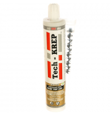 Двухкомпонентный химический анкер TECH-KREP (ТЕХ-КРЕП) EASF для анкерных креплений под высокие нагрузки в тяжелом бетоне железобетоне и природно