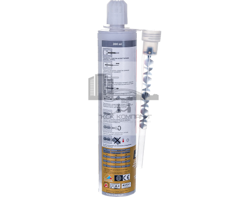 Двухкомпонентный химический анкер TECH-KREP (ТЕХ-КРЕП) EASF для анкерных креплений под высокие нагрузки в тяжелом бетоне железобетоне и природно