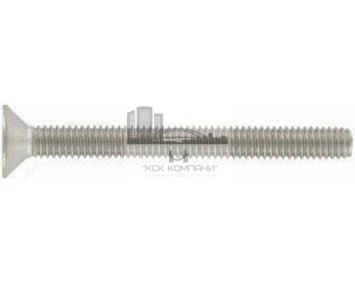 Винт ISO 14581 (A2) с потайной головкой шлиц Torx, M2X6