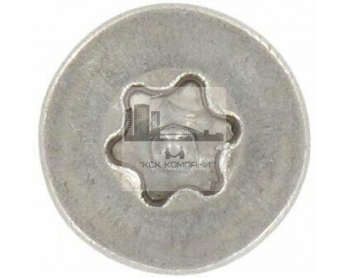 Винт ISO 14581 (A4) с потайной головкой шлиц Torx, M6X40