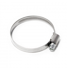 Хомут червячный DIN 3017 нержавеющая сталь А2, 80-100/12 мм