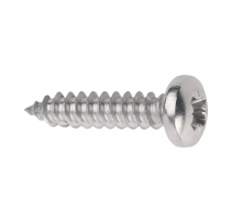 Винт самонарезающий DIN 7981 Z (A2) с острым концом с полуцилиндрической головкой шлиц Pozidriv, D5,5X50