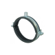 Металлический хомут стандартный с резиновым профилем и гайкой оцинкованная сталь, M10 d 129-135 мм