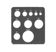 Форма-шаблон FISCHER (ФИШЕР) для металлических щеток BS-BSB (сталь), 8-35 мм