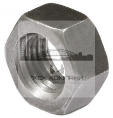 Гайка шестигранная DIN 934 со стандартным шагом резьбы сталь без покрытия класс прочности 10.0, M8