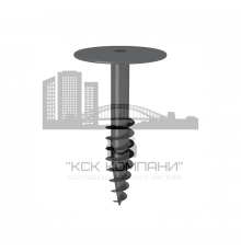 Тарельчатый винтовой анкер TERMOCLIP (ТЕРМОКЛИП) кровля R 19 для крепления однослойных или многослойных гидроизоляционных материалов (полиам