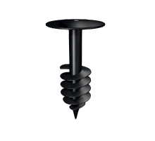 Тарельчатый винтовой анкер TERMOCLIP (ТЕРМОКЛИП) кровля R 28 для крепления однослойных или многослойных гидроизоляционных материалов (полиам