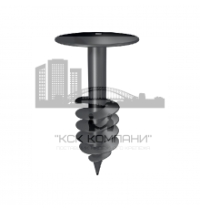 Тарельчатый винтовой анкер TERMOCLIP (ТЕРМОКЛИП) кровля R 28 для крепления однослойных или многослойных гидроизоляционных материалов (полиам
