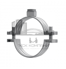 Хомут трубный HILTI (ХИЛТИ) MP-M без звукоизолирующей вставки для высоких нагрузок оцинкованная сталь, M16 d 217-224 мм (8")