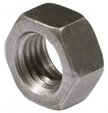 Гайка шестигранная DIN 934 со стандартным шагом резьбы сталь без покрытия класс прочности 12.0, M16