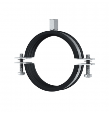 Хомут трубный HILTI (ХИЛТИ) MP-PI со звукоизолирующей вставкой для невысоких нагрузок оцинкованная сталь, M8/M10 149-161 мм
