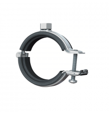 Хомут трубный HILTI (ХИЛТИ) MP-L-I со звукоизолирующей вставкой и быстрозапирающимся замком для невысоких нагрузок оцинкованная сталь, M8/M10 d 54-63 