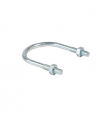 Скоба монтажная U образная FISCHER (ФИШЕР) ETR 193,7 для крепления стояков и подвесных трубопроводов (оцинкованная сталь), M14x193.7 мм (7")