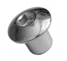 Гайка Эриксона (564 С3) с полукруглой головкой и внутренним шестигранником оцинкованная сталь, M6 (9x15x12 мм) SW4