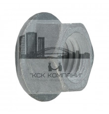 Гайка со стопорным буртом ИЭК HDZ горячеоцинкованная сталь, M8