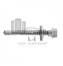 Самосверлящий шуруп HILTI (ХИЛТИ) S-MD 55 S с шайбой и EPDM прокладкой для крепления металла к металлу большой толщины (нержавеющая сталь A2/AISI 304), 5.5x5