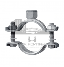 Хомут трубный HILTI (ХИЛТИ) MP-M-F без звукоизолирующей вставки для тяжелых нагрузок горячеоцинкованная сталь, M10 d 32-38 мм (1")