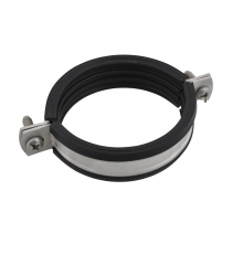 Хомут с вкладышем epdm WALRAVEN Bifix 1301 нержавеющая сталь A4, M8 d 4" (108-116 мм)