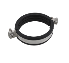 Хомут с вкладышем epdm WALRAVEN Bifix 1301 нержавеющая сталь A4, M10 d 3/4" (25-28 мм)