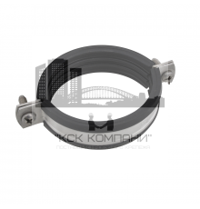 Хомут с вкладышем epdm WALRAVEN Bifix 1301 нержавеющая сталь A4, M10 d 2 1/2" (70-76 мм)