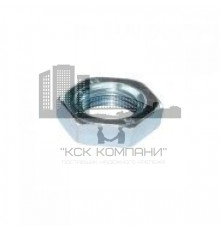 Гайка шестигранная низкая DIN 439-2 с фаской оцинкованная сталь класс прочности 4.0, M2.5