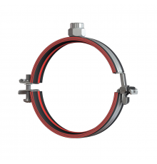 Хомут трубный усиленный HILTI (ХИЛТИ) MPN-RC M8/M10 со звукоизолирующей вставкой оцинкованная сталь, M8/M10 d 54-60 мм