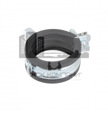 Хомут с вкладышем epdm WALRAVEN BISMAT Flash оцинкованная сталь, M8/M10 d 2" (57-63 мм)