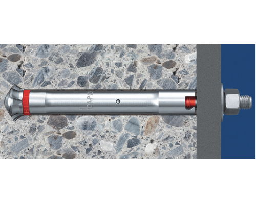 Анкер с подрезкой HILTI (ХИЛТИ) HDA-P для предварительной установки для динамических нагрузок оцинкованная сталь класс прочности 8.8, M10x100/20 мм  купить в Москве