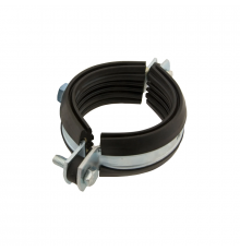 Хомут с силиконовой изоляцией WALRAVEN BISMAT 2000 'S' оцинкованная сталь, M8/M10 d 3" (83-91 мм)