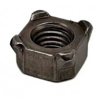 Гайка квадратная DIN 928 приварная сталь без покрытия, M8
