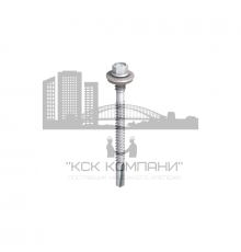 Самосверлящий винт EJOT (ЭЙОТ) SAPHIR JT3-D-12H-5.5 для сэндвич-панелей с шайбой из нержавеющей стали и EPDM прокладкой (нержавеющая сталь A2/AISI 304), 5.5/6.3x95 