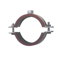 Хомут трубный HILTI (ХИЛТИ) MP-MRI со звукоизолирующей вставкой для высоких нагрузок нержавеющая сталь A4/AISI 316, M12 d 114-119 мм