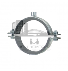 Хомут трубный HILTI (ХИЛТИ) MP-MXI со звукоизолирующей вставкой для высоких нагрузок оцинкованная сталь, M10/M12 d 60-65 мм (2")
