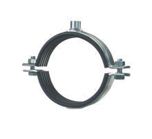 Хомут трубный HILTI (ХИЛТИ) MP-MXI со звукоизолирующей вставкой для высоких нагрузок оцинкованная сталь, M16 d 500-508 мм