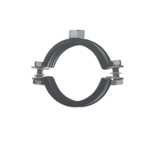 Хомут трубный HILTI (ХИЛТИ) MP-SRNI со звукоизолирующей вставкой для невысоких нагрузок нержавеющая сталь A4/AISI 316, M10 d 59-64 мм (2")