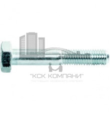 Болт ГОСТ 7808-70 с шестигранной уменьшенной головкой и неполной резьбой (оцинкованная сталь), M8x35 мм