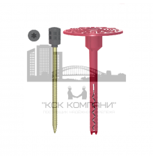 Стена 1MS Дюбель фасадный TERMOCLIP для теплоизоляции, 8x120 мм