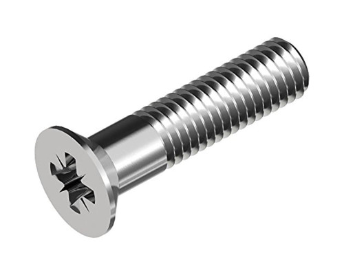 Винт DIN 965 Z (A4) с потайной головкой шлиц Pozidriv, M3X10