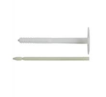 Дюбель для термоизоляции FISCHER (ФИШЕР) DIPK с пластмассовым гвоздем (пластик/полипропилен), 8/50x150 мм