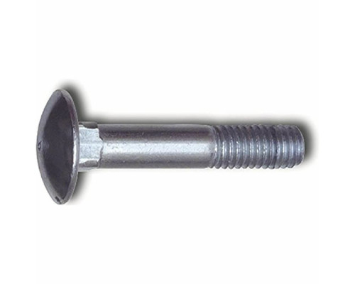 Болт DIN 603 F (A2) с полукруглой головкой неполной резьбой и квадратным подголовком, M6X50