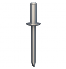 Заклепка TERMOCLIP (ТЕРМОКЛИП) А2/А2 со стандартным бортиком нержавеющая сталь A2/AISI 304, 4/8 мм