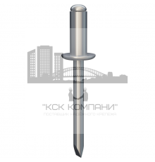 Заклепка TERMOCLIP (ТЕРМОКЛИП) А2/А2 со стандартным бортиком нержавеющая сталь A2/AISI 304, 4.8 мм