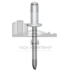 Заклепка алюминиевая TERMOCLIP (ТЕРМОКЛИП) А/А2 со стержнем из нержавеющей стали A2/AISI 304, 5/12 мм