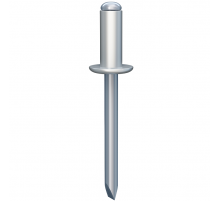 Заклепка алюминиевая TERMOCLIP (ТЕРМОКЛИП) А/УС со стальным оцинкованным стержнем , 4.8/8 мм