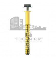 Фасадный дюбель EJOT (ЭЙОТ) SDF-KB U V с гильзой из полиамида и распорным элементом с шестигранной головкой из оцинкованной стали, 10x80x10 мм